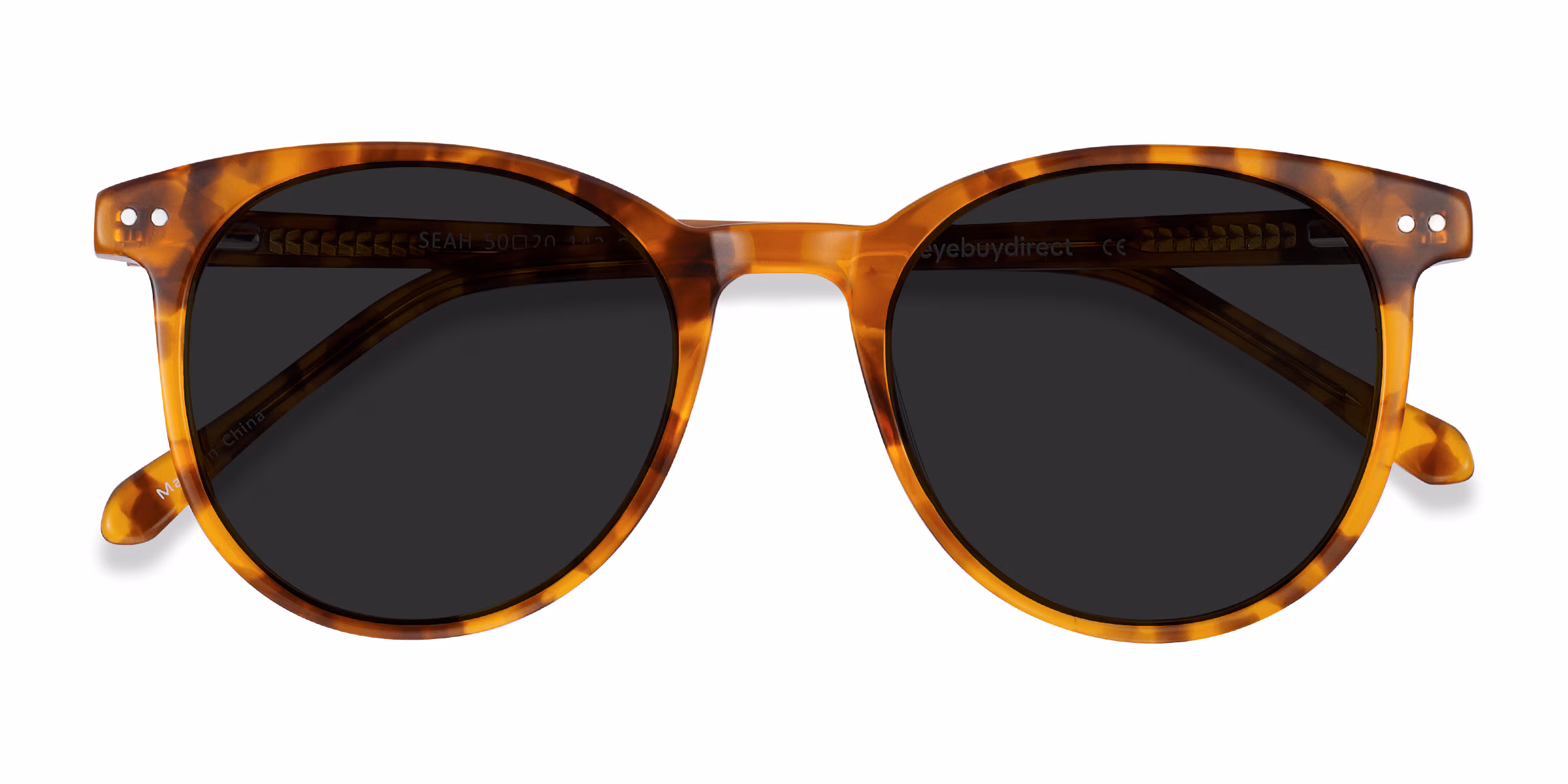 Lightweight Round Clear Brown